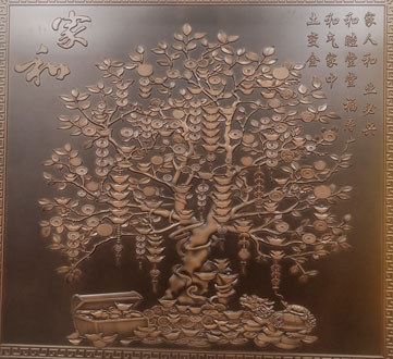 铝雕壁画